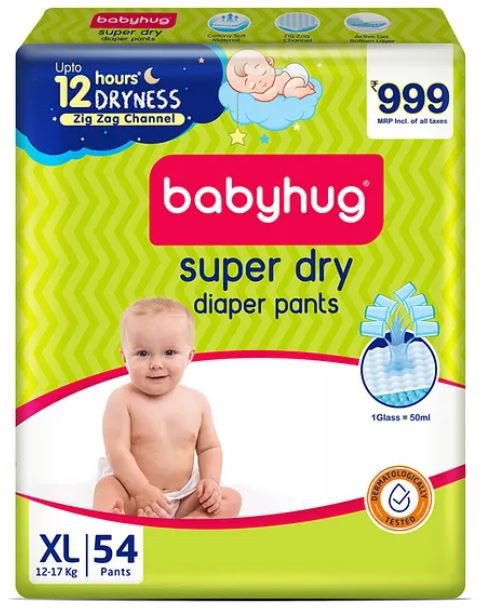Babyhug Superdry diaper with high absorbency for active babies and longer dryness