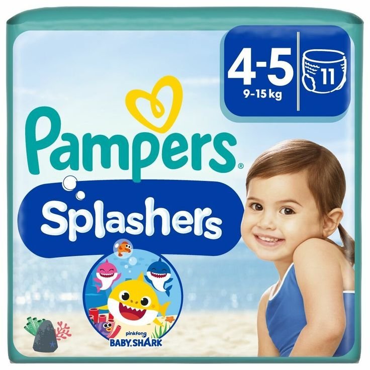 Pampers swim diapers for active babies offering comfortable fit and easy changing during swimming
