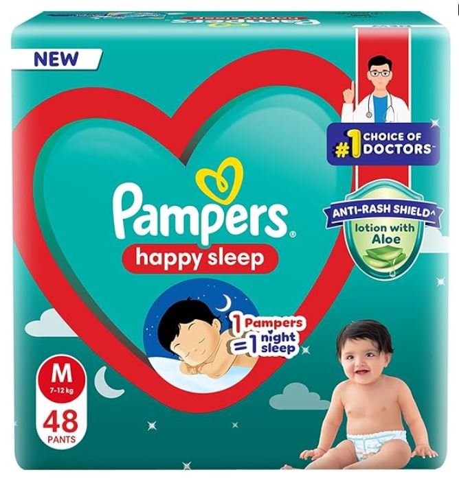 Pampers Swaddlers Overnight diapers for babies